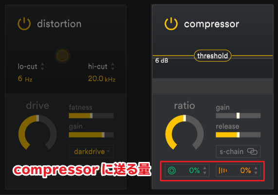 SubLab：compressorに送る量