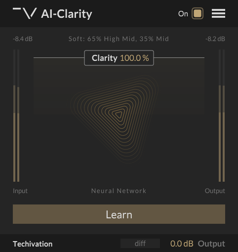 AI-Clarityのピアノ設定