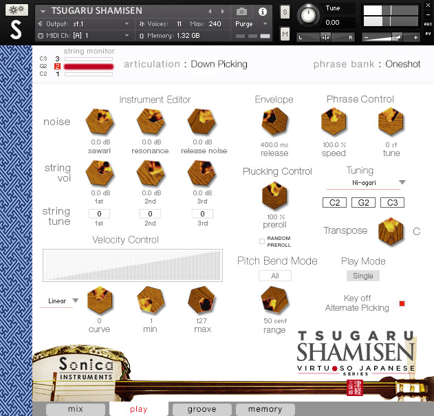 SONICA TSUGARU SHAMISEN 