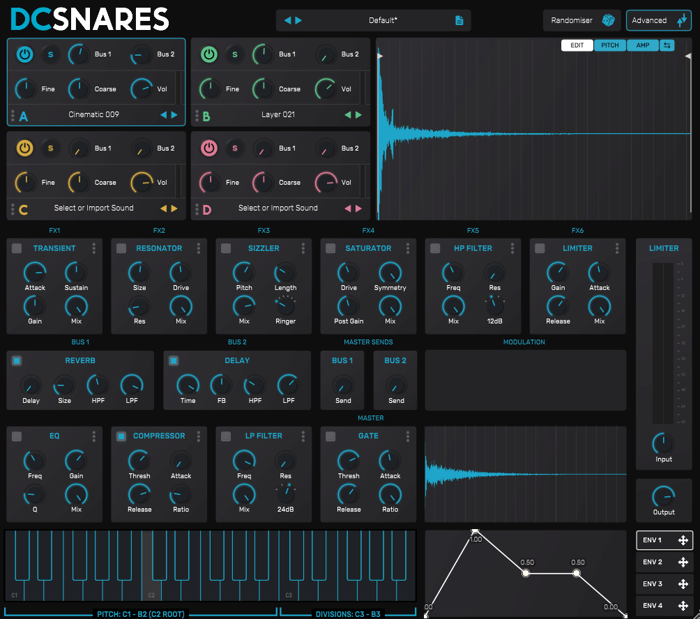 DC Snaresで音作りした例２