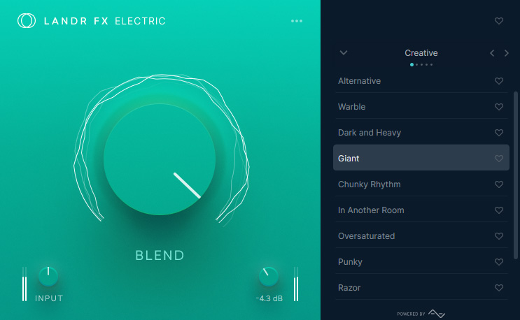 LANDR FX Electirc
