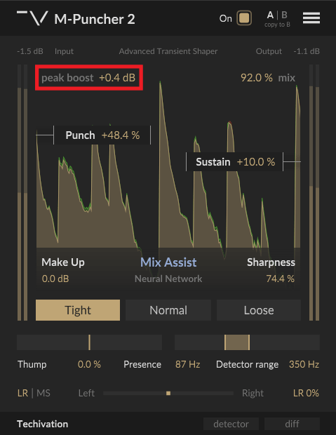 M-Puncher2 Peak Boost