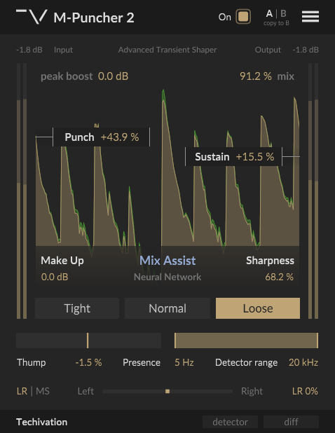 M-Puncher2のMix Assist